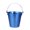 Blue, variant on Amosfun Blue Aluminum Alloy Ice Bucket with Tongs for Bar Ktv and Home