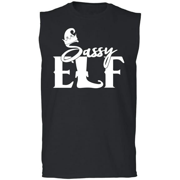 Sassy Elf Adult Sleeveless Tee