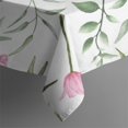 thumbnail image 2 of 52x52 Inch Waterproof Square Tablecloth, Thickened Polyester Table Cover for Dining & Parties, Floral Print, 2 of 6