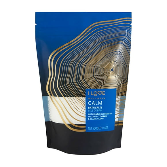 I Love Cosmetics Baños de Bienestar, Sales de Baño, Calma, 500 g
