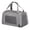 Grey, variant on 17.5x10.5x10.5-Inch Airline Approved Pet Carrier for Cats and Small Dogs up to 12 Lbs, Escape-Proof Travel Bag with 3-Way Entry and Locking Zippers