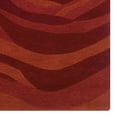 thumbnail image 3 of Linon Home Decor Trio Area Rug Collection, Green and Rust, 5' x 7', 3 of 5