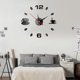 thumbnail image 3 of Reloj colgante de decoración de reloj de pared 3d, pegatina de reloj silencioso de pared Diy sin marco oso de fresa Electrónica, 3 of 4