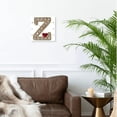 thumbnail image 2 of 3dRose, Glam Image Of Diamonds Red Heart Monogram Initial Z, 10x10 Wall Clock, 2 of 8