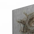 thumbnail image 2 of Luxe Metal Art 'Bird Nest Study I' by Ethan Harper, Metal Wall Art, 24"x24", 2 of 8