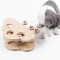 thumbnail image 1 of Interactive Wooden Cat Toy, Engaging and Durable Play for Cats and Kittens, Keeps Pets Entertained and Stimulated, Natural Wood Design, Perfect for Indoor Exercise and Fun - Pet Gift Idea, 1 of 4