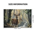 thumbnail image 2 of WYYP Deer Forest Stream Wooden Jigsaw Puzzle Challenging Difficult Wood Puzzles for Adults 1000 PCS, 2 of 6