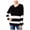 Black - blkivo, variant on No Comment Womens Slouchy Pullover Sweater
