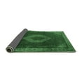 thumbnail image 2 of Ahgly Company Indoor Square Medallion Emerald Green Traditional Area Rugs, 7' Square, 2 of 4