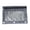 Gray, variant on Cute Pencil Pouch, Three-hole Cloth Pencil Case Dan Layer Mesh Large Capacity Zipper