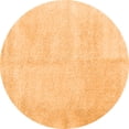 thumbnail image 1 of Ahgly Company Indoor Round Solid Orange Modern Area Rugs, 3' Round, 1 of 1