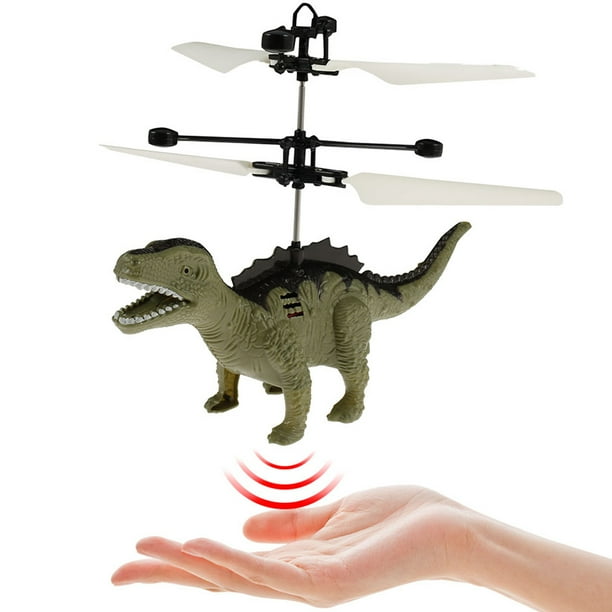 Simulador De Vuelo Por Control Remoto Juguete De Dinosaurio En Helic ptero Con Sensor Juguete De Dinosaurio Volador Controlado A Mano Juguete De Helic ptero De Carga Usb Con Luz Led Juguete De Bola