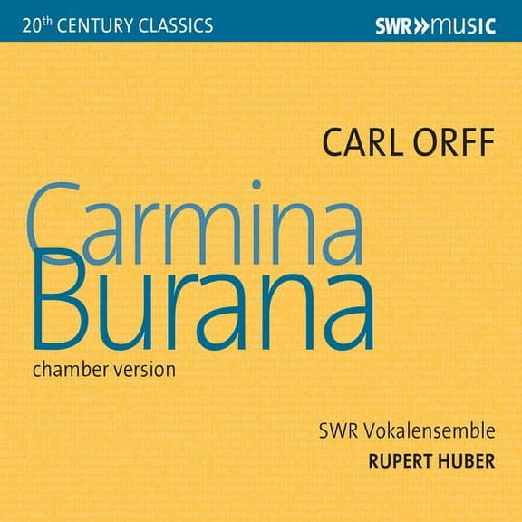 Orff / SWR Vokalensemble / Behle - Carmina Burana - Music & Performance - CD