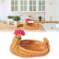 thumbnail image 4 of Rattan Storage Basket, Animal Shape Wicker Bin for Home Organizer, Woven Basket for Vegetable Storage, Decorative Animal Basket for Kitchen, Lightweight Imitation Rattan Basket, 4 of 4