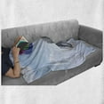 thumbnail image 6 of Animal Soft Flannel Fleece Throw Blanket, Attached to Colorful Baloons in Sky Geometric Paper Effect Polygonal Art, Cozy Plush for Indoor and Outdoor Use, 70" x 90", Multicolor, by Ambesonne, 6 of 6