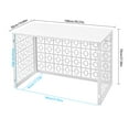 thumbnail image 2 of Aluminium Privacy Fence Screen White, 1.5 P 4 Side 100 * 70 * 50cm for Outdoor Air Conditioner - for Freestanding AC Units and Pool Equipment - Garden Privacy Screen, 2 of 23