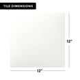 thumbnail image 6 of Traditional Elegance Madison White 12x12 Self Adhesive Vinyl Floor Tile - 20 Tiles/20 sq. ft., 6 of 6