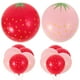 thumbnail image 2 of 18 piezas de decoraciones para fiestas temáticas de fresas de verano, lindos globos de látex de fresa para fiestas de cumpleaños infantiles, despedidas de soltera para niñas y celebraciones del Día, 2 of 4
