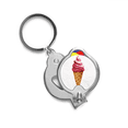 thumbnail image 1 of Red Watercolor Sweet Ice Nail Clippers Sharp Fingernail Stainless Steel Cutter, 1 of 3