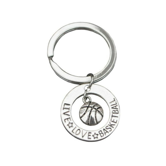 Live Love Basketball Keychain -