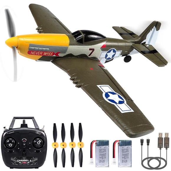 Planeador de combate RC Plane ANTSIR P51 Mustang con estabilización