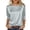 Silver, variant on T Shirts for Women, Elegant Solid Short Sleeve Blouson T Shirt For – Lightweight Satin Finish Knit Top With Crew Neck For And Summer Womens Summer Shirt Silver XL