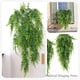 thumbnail image 3 of Plantas colgantes artificiales, follaje sintético resistente a los rayos UV para decoración interior y exterior, artesanía de alta calidad, 2 piezas, 3 of 5