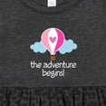 thumbnail image 4 of Inktastic The Adventure Begins Hot Air Balloon Girls Girls Baby Dress, 4 of 5