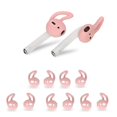 thumbnail image 1 of Onecut 5 Pares De Almohadillas De Silicona Compatibles Con Airpods 1 Y 2, Suaves, Antideslizantes, Deportivas, Anticaídas, De Gel, Accesorios Protectores (Rosa), 1 of 5