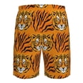 thumbnail image 6 of Naloa Tiger Men's Beach Shorts, Surfing shorts, Swim trunks, Quick Dry Swim Trunks for Surfing Beach Fun - Small, 6 of 9