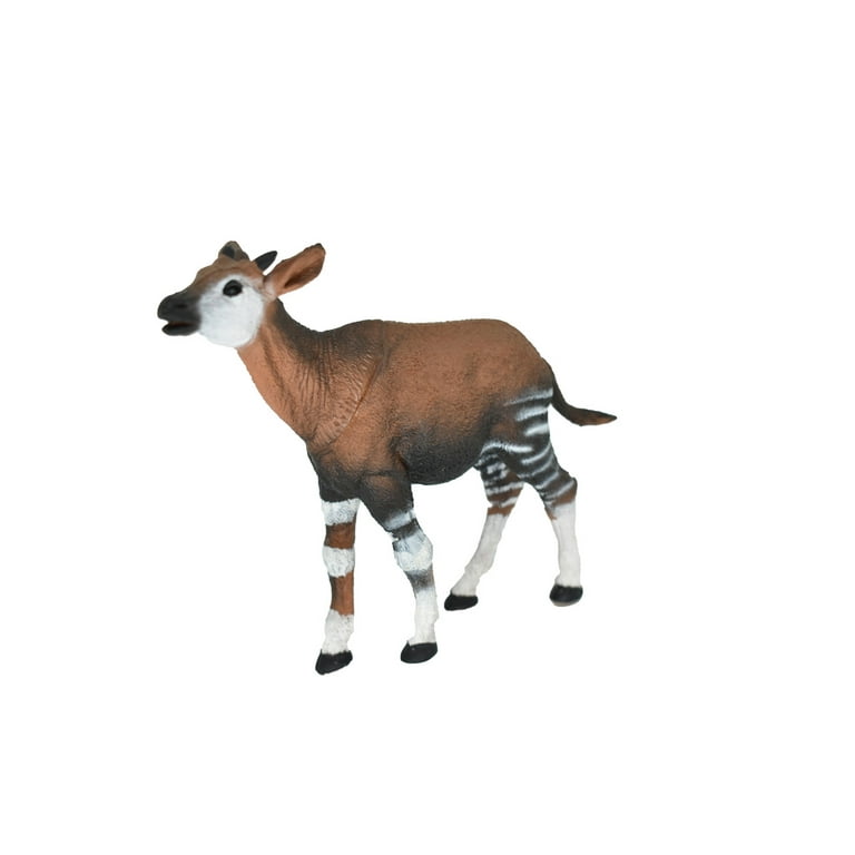 Okapi, Forest Giraffe, Zebra Giraffe, Plastic Toy Animal