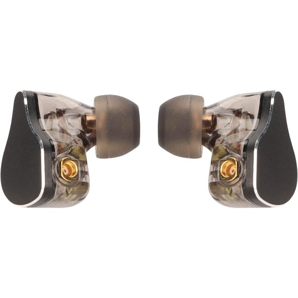AIR-MMCX Earbuds, in Ear Monitors Earphone DIY Detachable MMCX IEMs Earbuds for SE215 SE315 SE425 SE535 SE846 W40 W50 W60 W80 ES30 ES50 ES60 UM PRO10 UM PRO20 XBA H3 XBA H2 (Black)