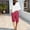 Red, variant on DuoJiaJ Womens Shorts, Drawstring Elastic Waist Summer Casual Bottoms Black L
