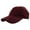 Burgundy, variant on Baseball Cap Hat 100% Cotton Adjustable Size