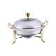 thumbnail image 2 of Caldera de combustible sólido, estufa de combustible, plato de frotamiento de acero inoxidable, juego de Buffet para utensilios de cocina, utensilio, 2 of 8