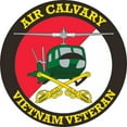 thumbnail image 1 of 3.8 Inch Air Cavalry Vietnam Veteran Decal, 1 of 1