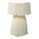 thumbnail image 4 of Mono capri con volantes y hombros descubiertos para mujer: conjunto de gasa para verano, ideal para ocasiones informales y citas, 4 of 5