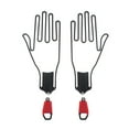 thumbnail image 2 of Eoperou Golf Gloves Stretcher: Support Frame Golf Gloves Holder Hanger Rack Glove Dryer Shaper Tool, 2 of 8