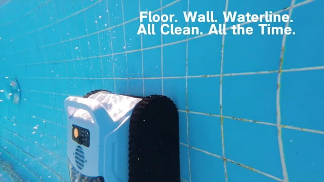 Robotic Pool Cleaners, Wall Climbing Pool Vacuum for Inground Pools, Pool Floors, Drain & Walls & Waterline, Cleaning Up to 2100 Sq.ft, 180 Min