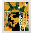 thumbnail image 2 of Stephen Chambers 12x13 White Modern Wood Framed Wall Art Titled - Liberty, 2 of 6