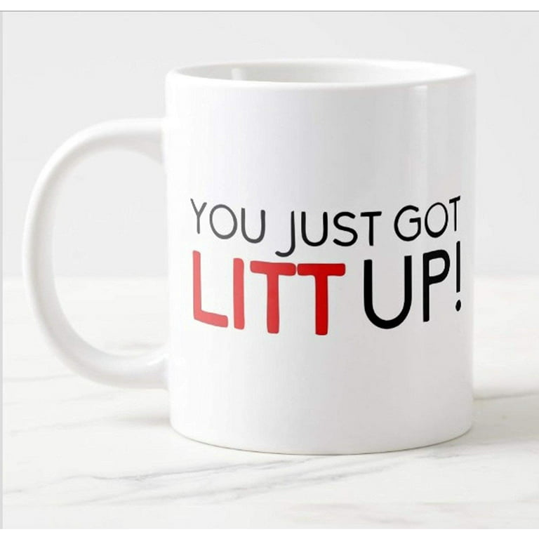You Just Got Litt Up Mug Suits TV Show Louis Litt Coffee Cup Suits Fan  Attorney