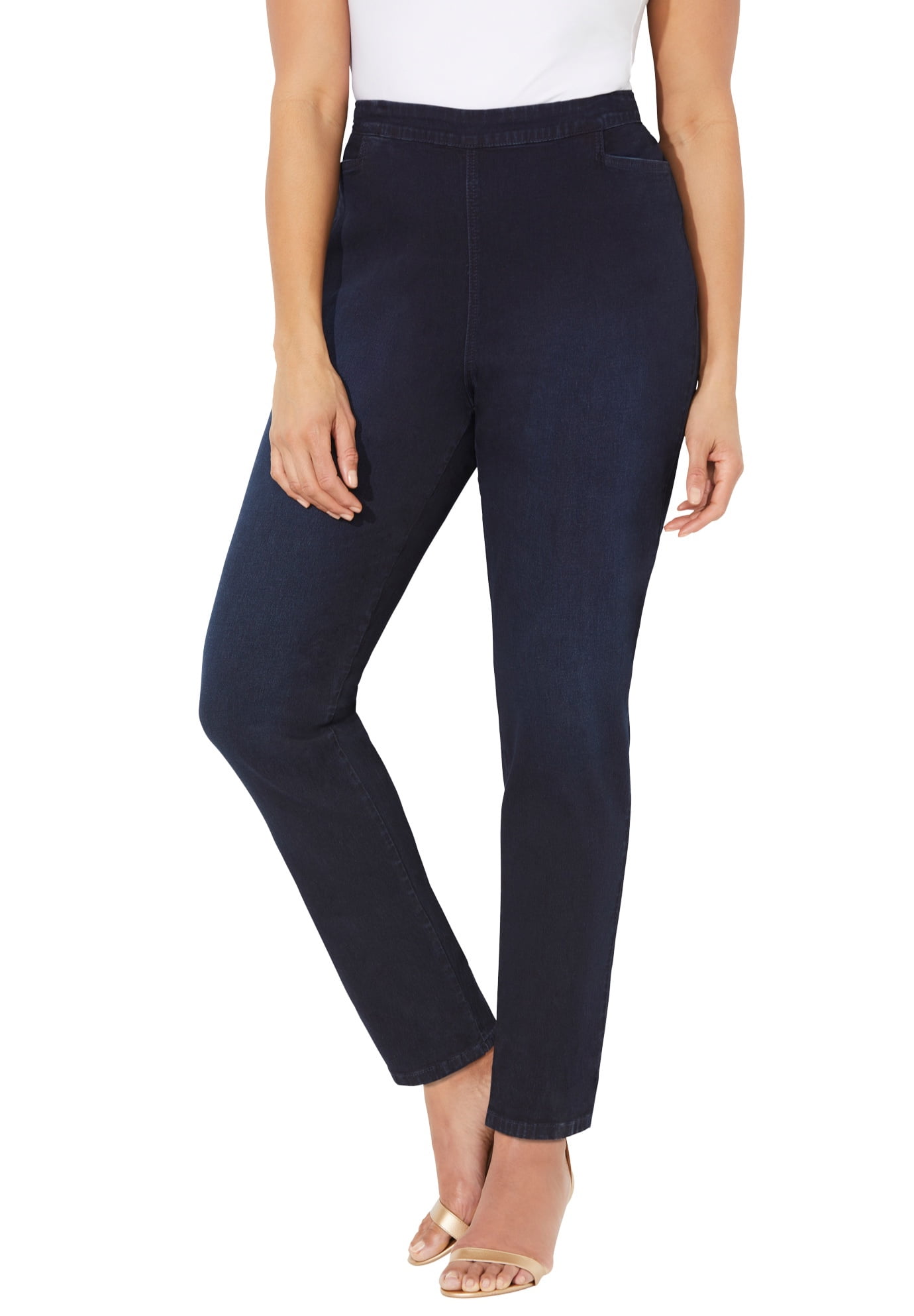 Petite Essential Flat Front Pant 