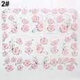 thumbnail image 3 of Joernso 3D Embossed Pink Flowers Design Nail Art Decal Tips Stickers Manicure Tool, 3 of 7