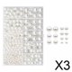 thumbnail image 1 of Cuentas Sueltas Blancas Soledad 3x470 Uds DIY Pulsera Collares Reparación De Joyas, 1 of 10