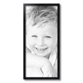 thumbnail image 2 of ArtToFrames 11" x 24" Satin Black Tall Picture Frame, 11x24 inch Black Wood Poster Frame (WOM-1852), 2 of 8