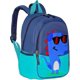 thumbnail image 2 of Mochila pequeña YONGSHENG diseño de dinosaurio impermeable verde, 2 of 5