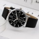 thumbnail image 4 of Reloj de cuarzo para hombre, relojes para hombre, relojes de tres esferas, reloj de cuarzo para hombre, reloj con correa de cristal azul, reloj para hombre, 4 of 5