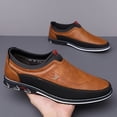 thumbnail image 3 of Men'S Outdoor Casual Slip-On Loafers, Comfortable, Non-Slip, Stylish, Versatile with Rubber Soles, 3 of 9