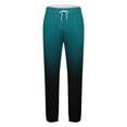 thumbnail image 5 of KeShDi Sweat Pants for Men Wide Leg Pants Men Men Print Fashion Casual with Pockets Elastic Waist Long Pants Sweatpants Trousers Light Blue XL, 5 of 5