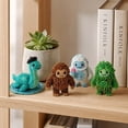 thumbnail image 3 of Cute Cryptid 3D Beaded Animal DIY Kit, 4-Piece Loch Ness Monster Bigfoot Yeti Shennongjia Wildman Beaded Creature Craft Set,  for Adults Teens Beginners, Fun Relaxing Art Project & Collectible Gift, 3 of 8